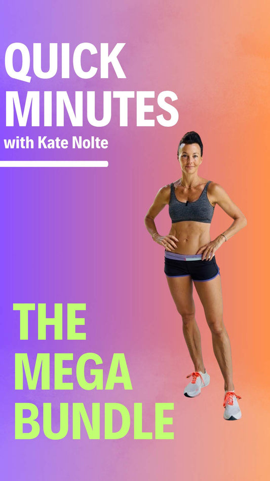Quick Minutes Mega Bundle-4 Workout Videos for Women 40+